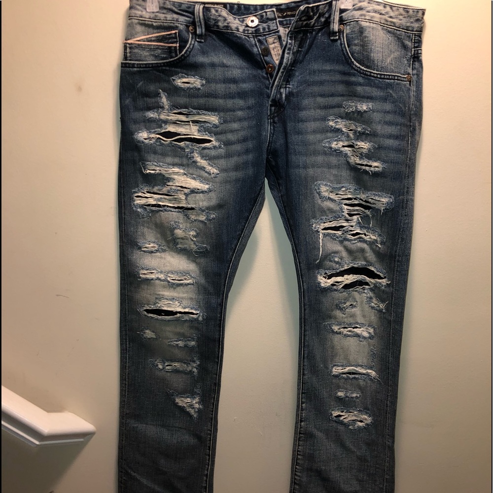 Cult of individuality jeans worn once